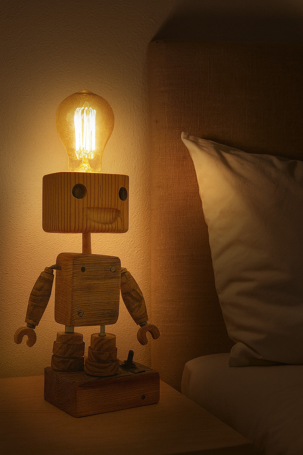 Lámpara robot SONRISAS